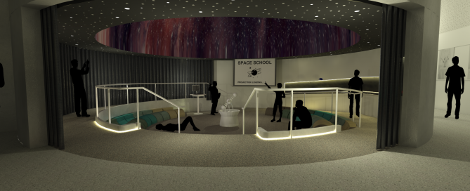 Hamilton Secondary College Space School Planetarium Render